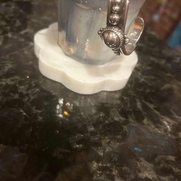 Signature David Dear Designer Cuff Bracelet. Solid 925 Sterling Silver, Size XS - Picture 11 of 16